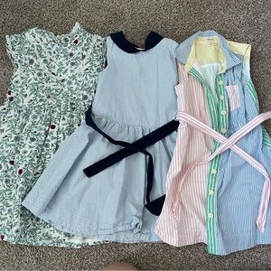 Bundle size 5-6 girls dresses. Good used condition. No rips/ stains.